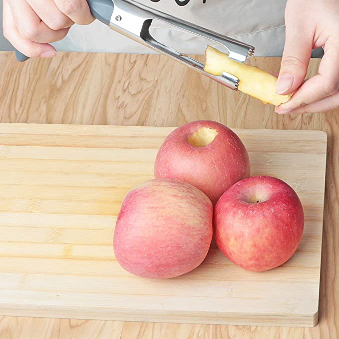 New Premium Apple Corer | Food-Grade Stainless Steel Blade - Sharp and Durable