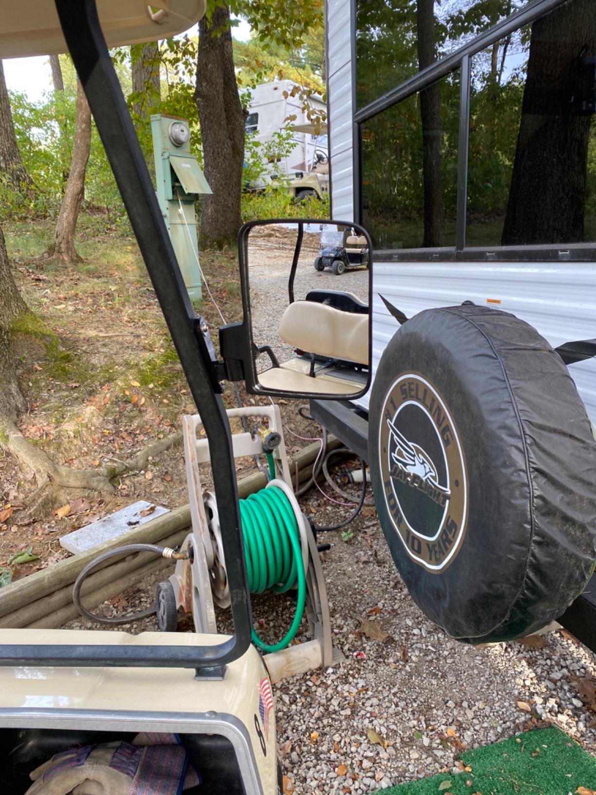 New Golf Cart Folding Side View Mirrors