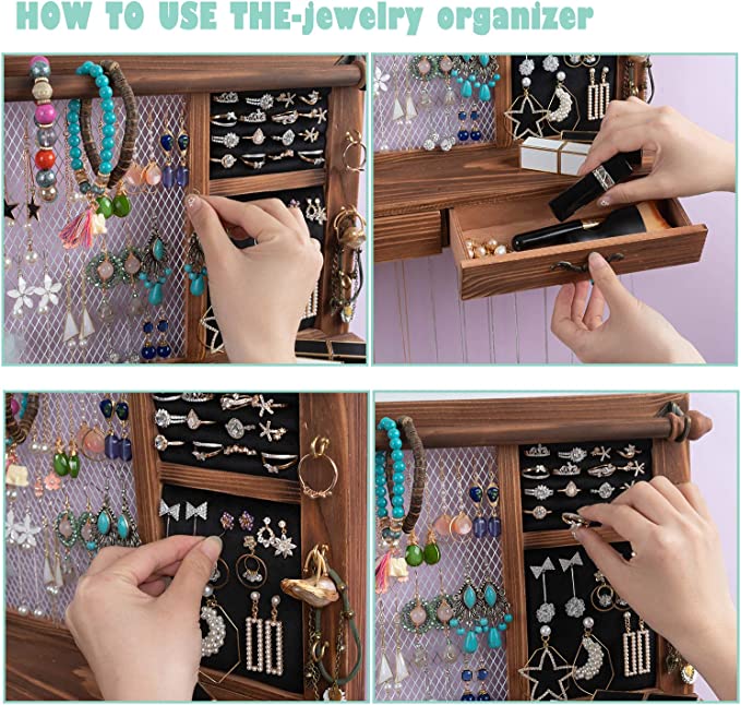 New Wall Mounted Jewelry Organizer | Accessories Holder