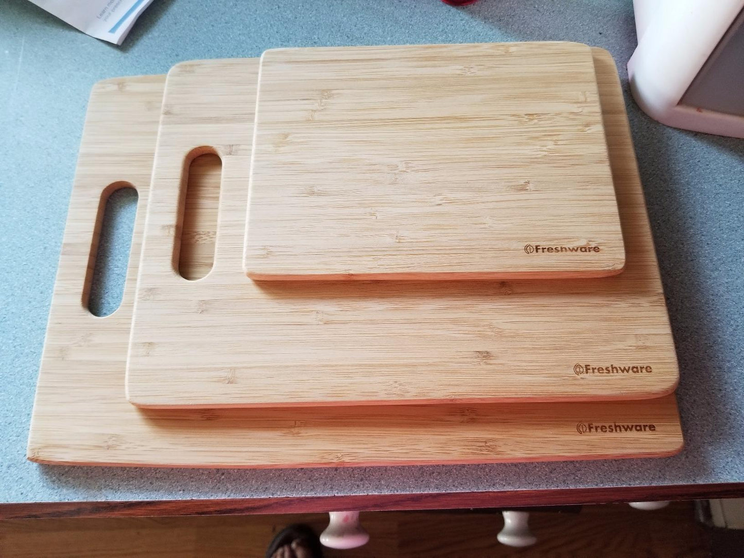 New 3PCS Bamboo Cutting Boards