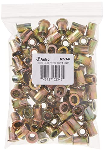 New Steel Rivet Nuts | RN14 1/4-20 | 100 Pcs