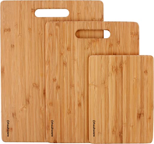 New 3PCS Bamboo Cutting Boards