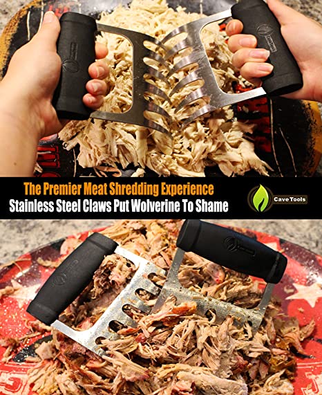 New Metal Meat Claws for Shredding Pulled Pork |  Barbecue Grill Accessories