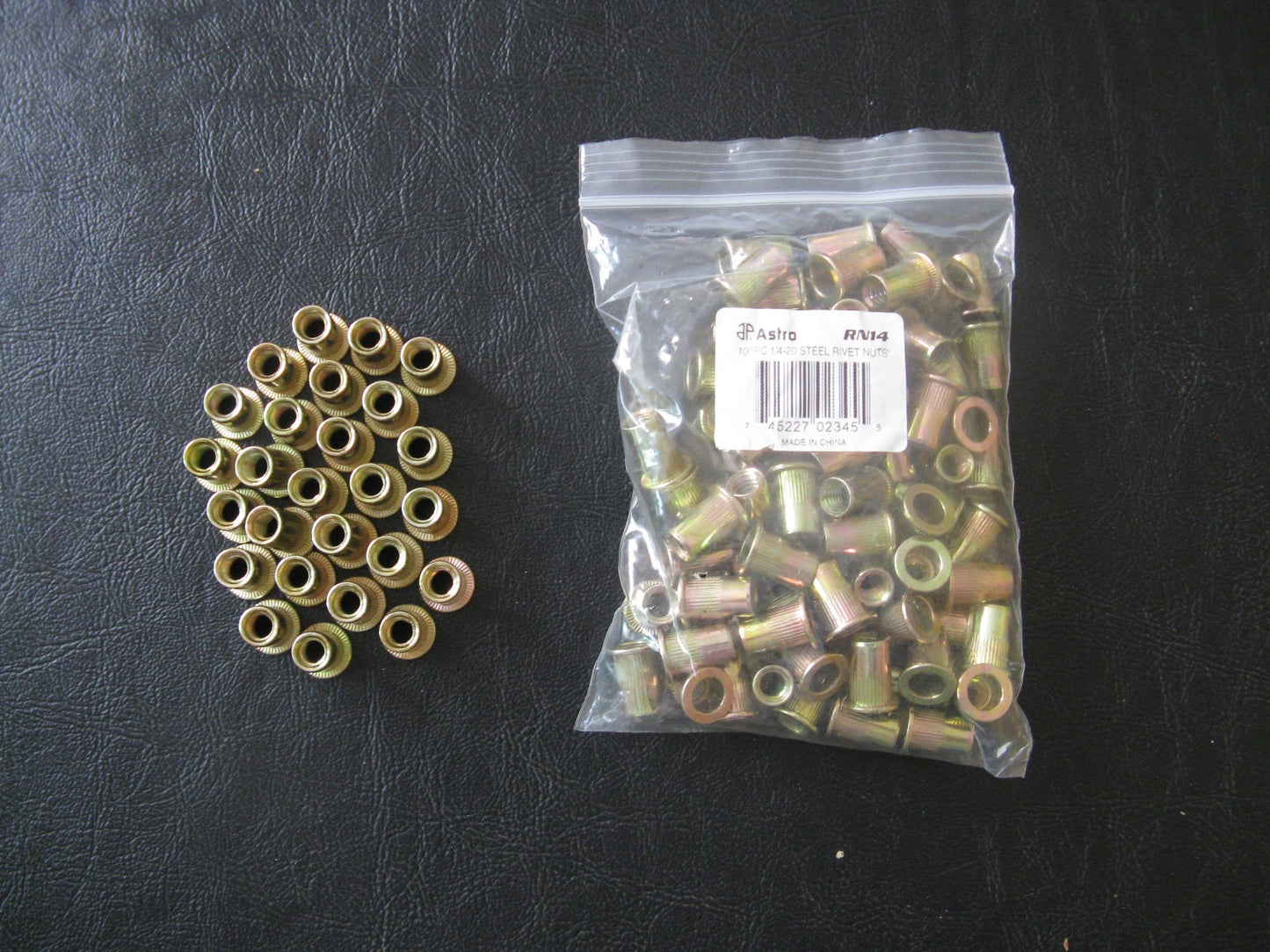 New Steel Rivet Nuts | RN14 1/4-20 | 100 Pcs