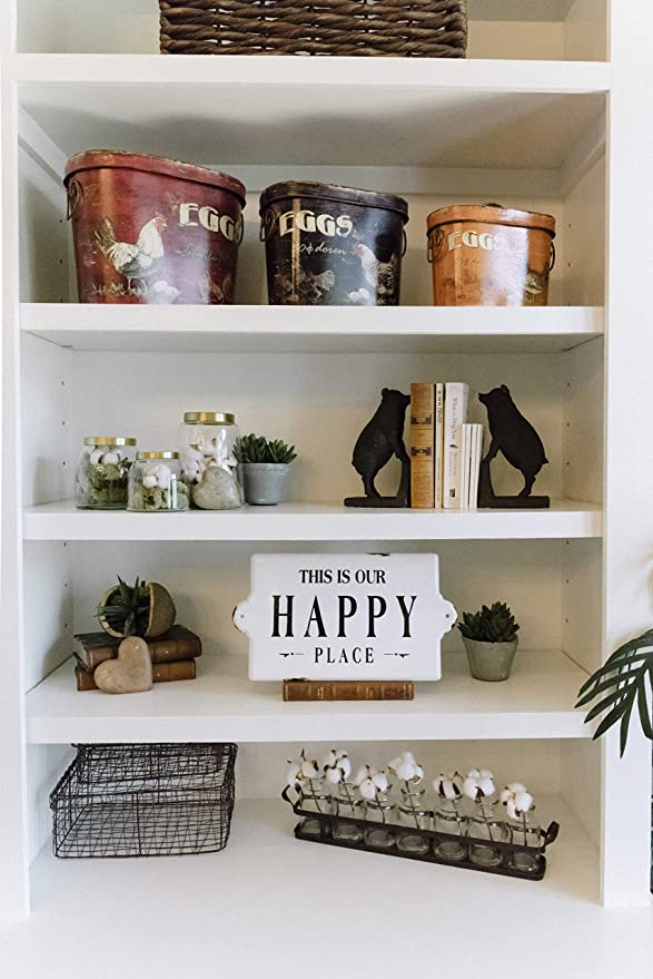 New Metal Wall Plaque - This is Our Happy Place