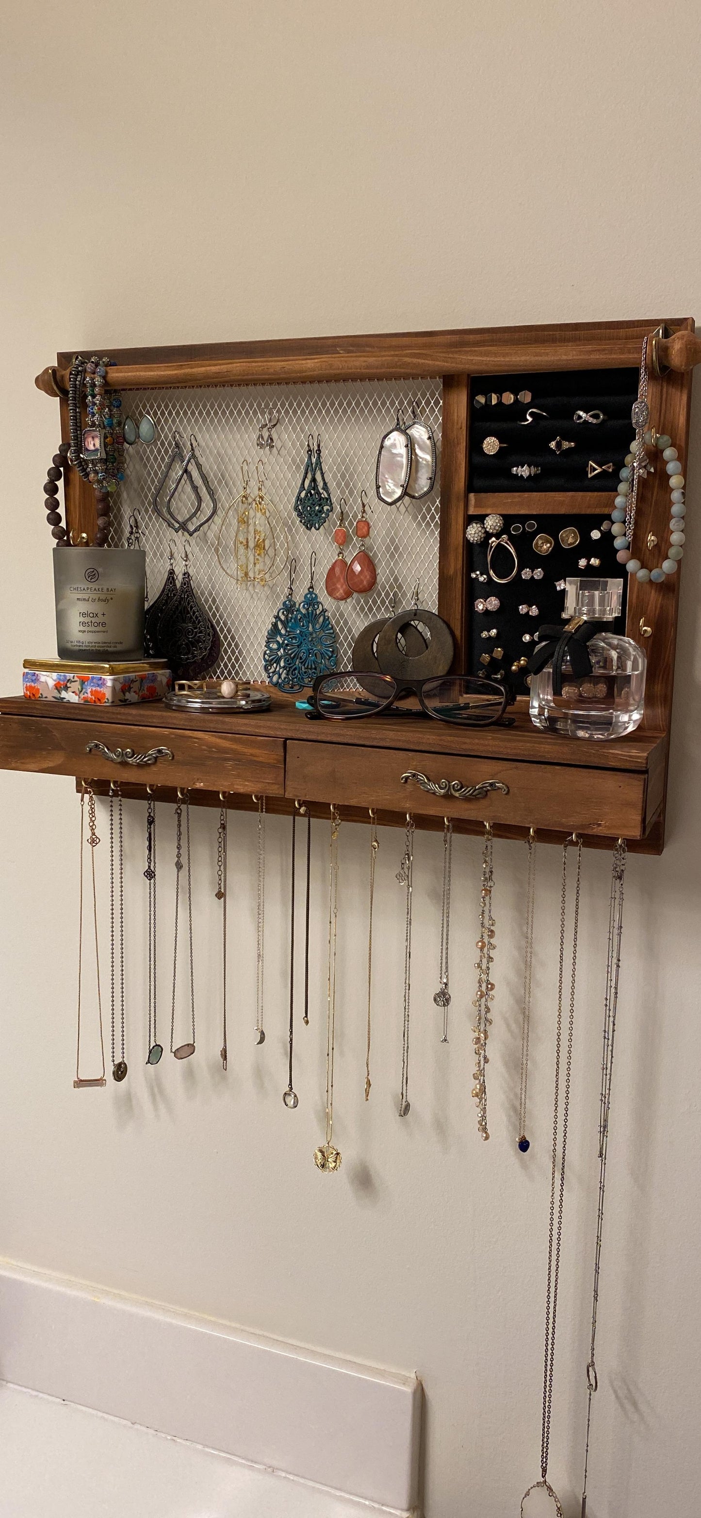 New Wall Mounted Jewelry Organizer | Accessories Holder