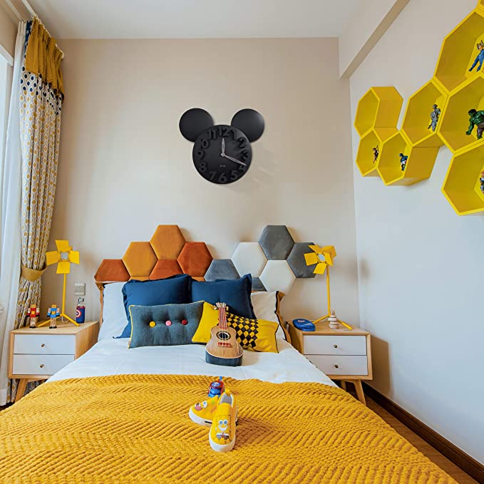 New Wall Clock | Modern Design Mickey Mouse Big Digit 3D Wall Clock