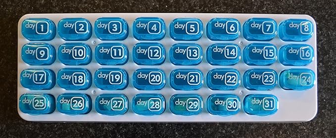 New 31 Day Monthly Pill Organizer Pods | Vitamins & Supplements Ready to go