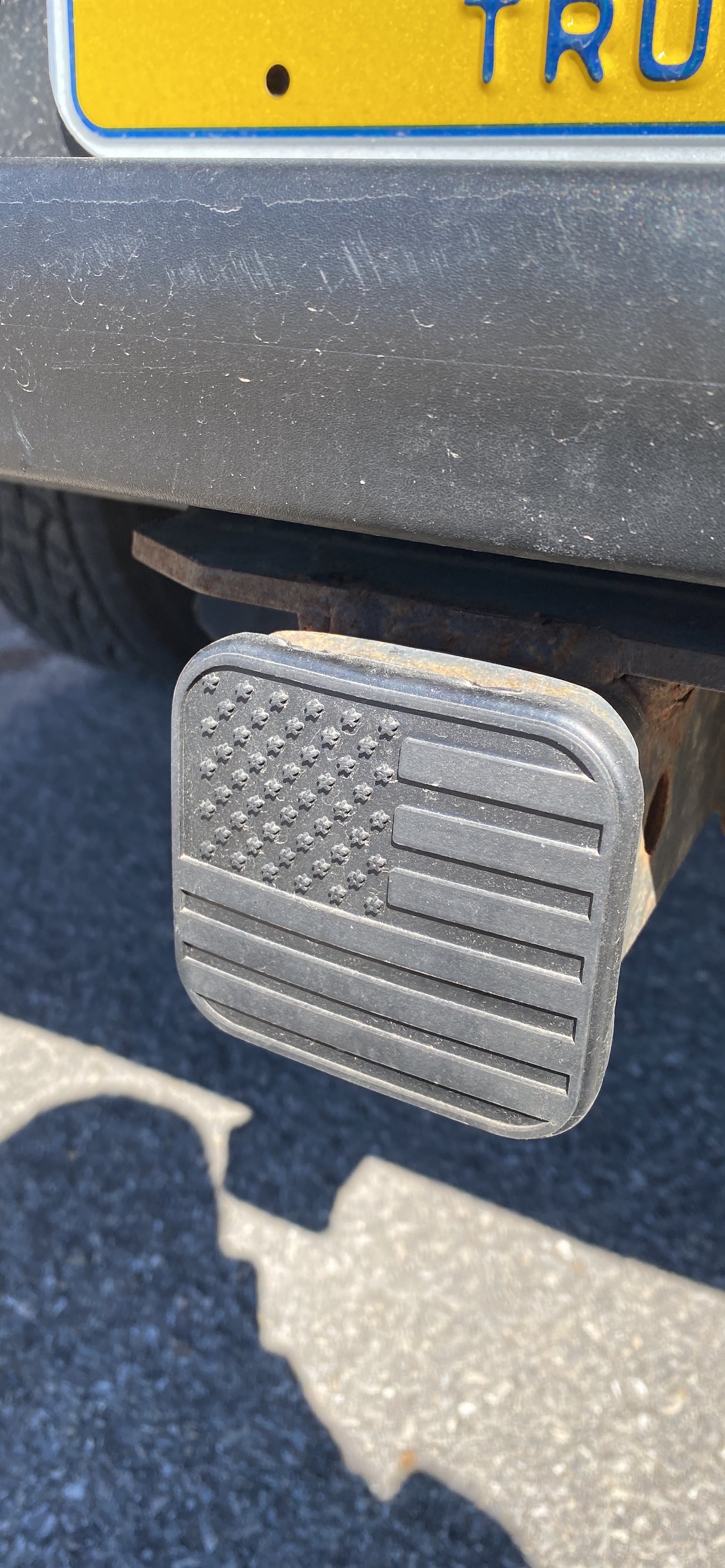 New US Flag Logo Trailer Hitch Tube Cover Plug Cap | Trailer Hitch Cover