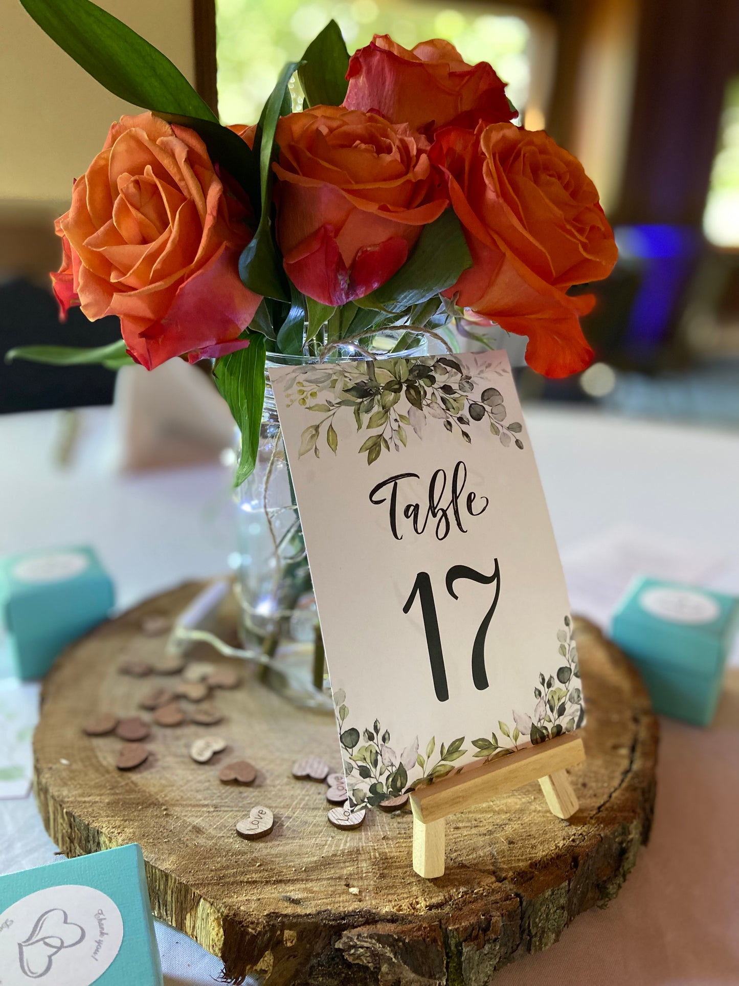 New Party Table Numbers | Set of 1-25 and Head Table Card