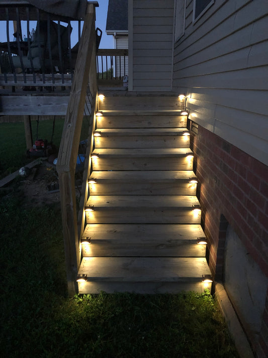 New LED Waterproof Solar Fence Lights | Solar Deck Lights Outdoor