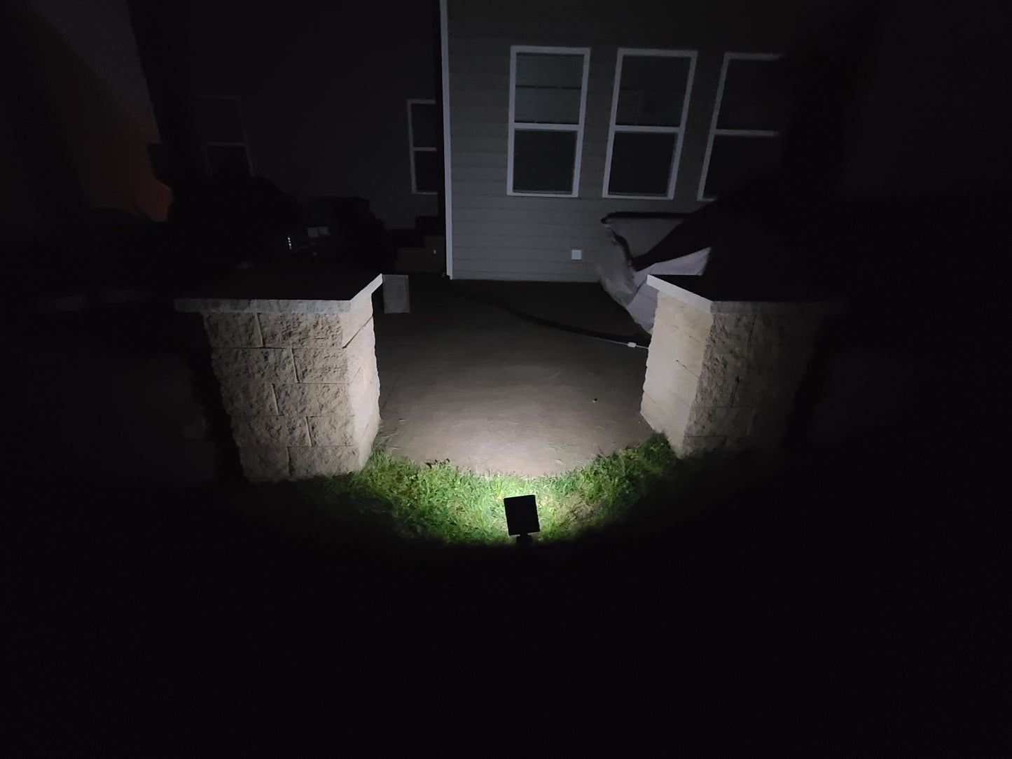 Heavy Duty 2PCS Duty LED Outdoor Solar Lights | Waterproof Landscape Spotlights