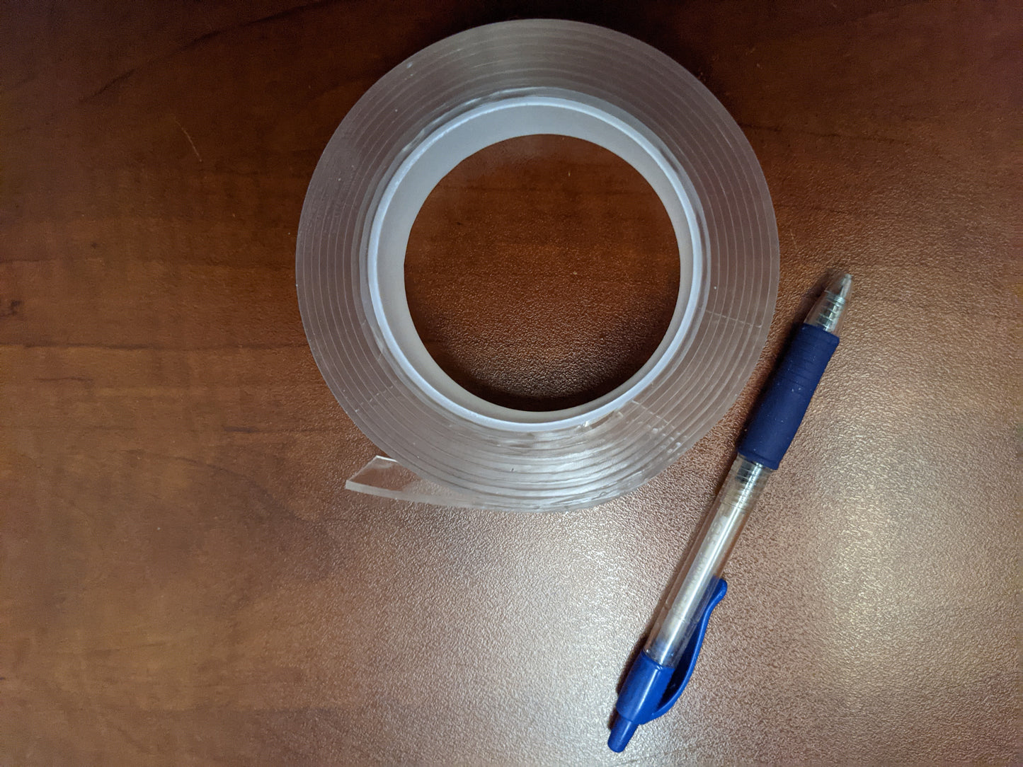 New Double Sided Tape | Multipurpose Wall Tape | Reusable Strong Sticky Transparent Tape